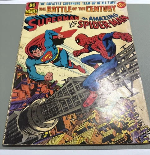 Battle Of The Century Superman Vs The Amazing Spiderman Oversized Comic Book