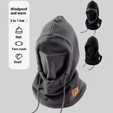 3 in 1 Winter Balaclava Hat Mask Neck Warmer Windproof for Men  Women