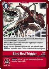 Bind Red Trigger Alternate Art Foil - P-180 - NM - Digimon TCG