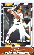 2026 Topps #213 Colby Thomas Independence Day #/76