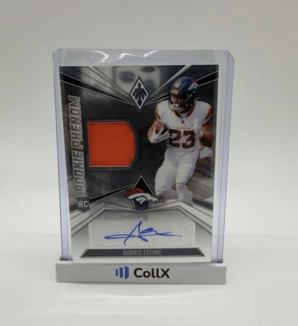 RJA-AES Audric Estime 2024 Donruss - Rookie Phenom Jersey Autographs #/99