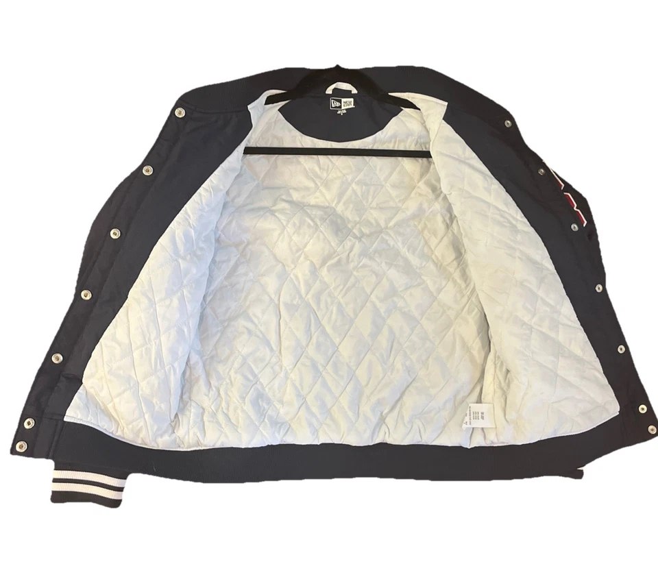 Chaqueta de bombardero de fútbol New Era EE. UU. talla M Foto 2 de 4