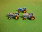 LESNEY/MATCHBOX No39  3 X FORD TRACTORS