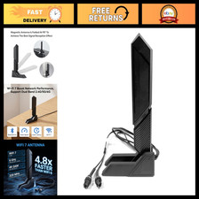 Tri-Band WiFi 6E Magnetic Antennas 2.4/5/6 GHz for Gaming Motherboards PC Upgrad