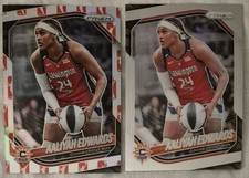 AALIYAH EDWARDS LOGOFRACTOR PRIZM 2025 WNBA Panini Prizm #94 SUN
