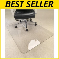 Hard Floor & Carpet Chair Mat - Crystal Clear 47" x 35"