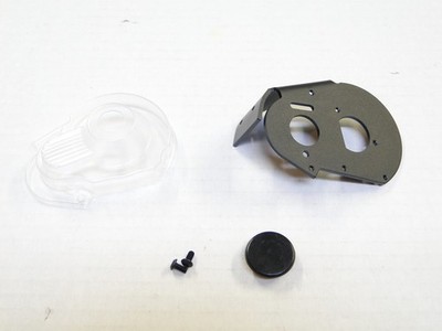 NEW ASSOCIATED RC10T  CLIFF LETT Motor Mount Black & Clear Gear Cover Set AL13