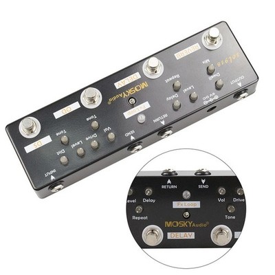 Tape für echo Sound mit für mosky 5in1 Gitarren-Multieffektpedal für Verzögeru