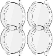 4-Pack TPU Bumper Case for Samsung Galaxy Watch 7 40mm Screen Protection