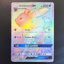 Umbreon GX 154/149 Rainbow Rare Sun & Moon NM+ Pokemon Card