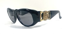 Lion Head Black  Gold Designer Sunglasses - Adult - Marked South 