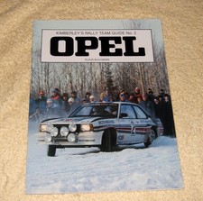 Opel, Rally Team Guide 1984, Kadett GTE, Ascona & Manta 400, Kadett 400, Rare