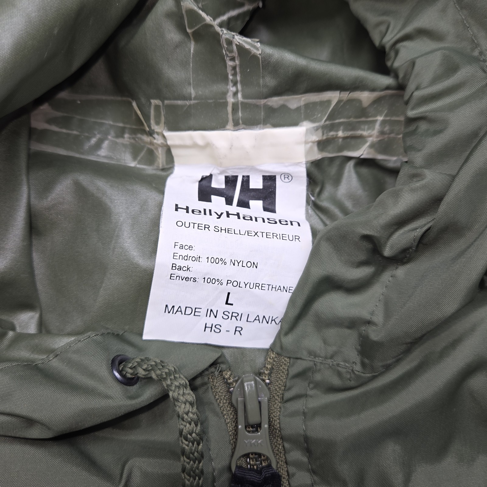 Helly Hansen Packable Raincoat Windbreaker Green … - image 4