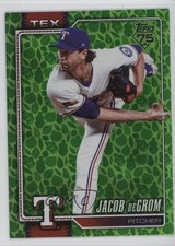 2026 Topps Series 1 Easter Tin Green Leaf Foil Jacob deGrom #99 1gj7