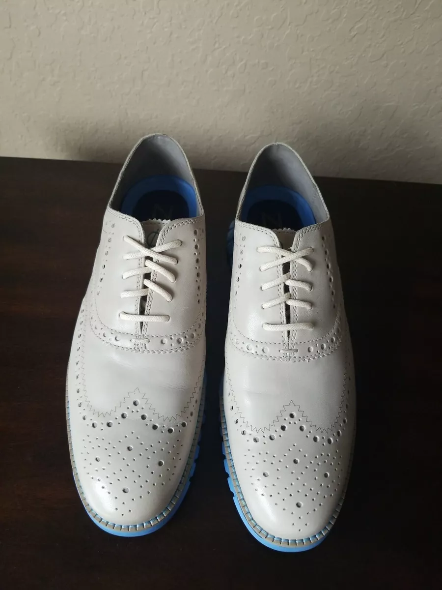Cole Haan Zerogrand Wingtip Oxford Brazilian Sand Leather Coast C29767 Men s 9