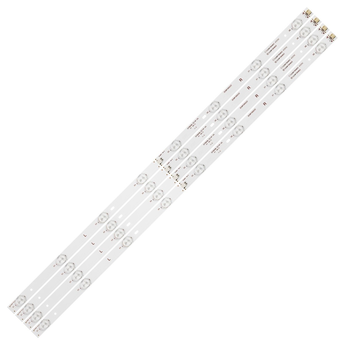 4pcs LED Backlight Strips For PTV3915ILED 0Y39D08-ZC21FG-02 PN