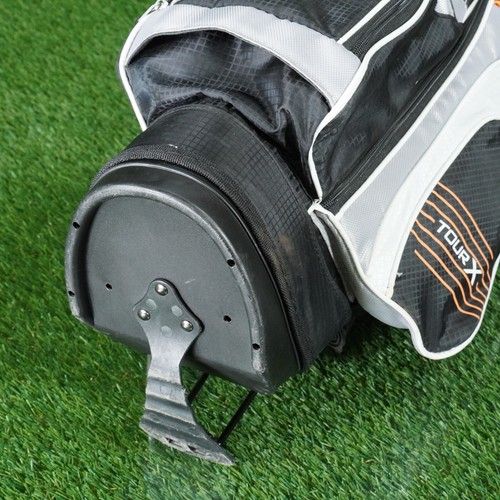 MERCHANTS OF GOLF TOUR X JR STAND BAG 4 WAY DIVIDERS BAG 34" TALL, BLACK / GREY - Picture 11 of 13