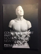 Art Book  - Contemporary Art Part I - Phillips Auction - 2002