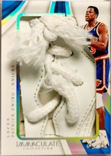 *{1-OF-1}* PATRICK EWING* *1/1* *SNEAKER LACES* *FULL-CARD* 3D PATCH* IMMACULATE