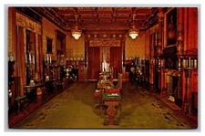 Palm Beach FL Florida Henry Morrison Flagler Museum Dining Room Chrome Postcard