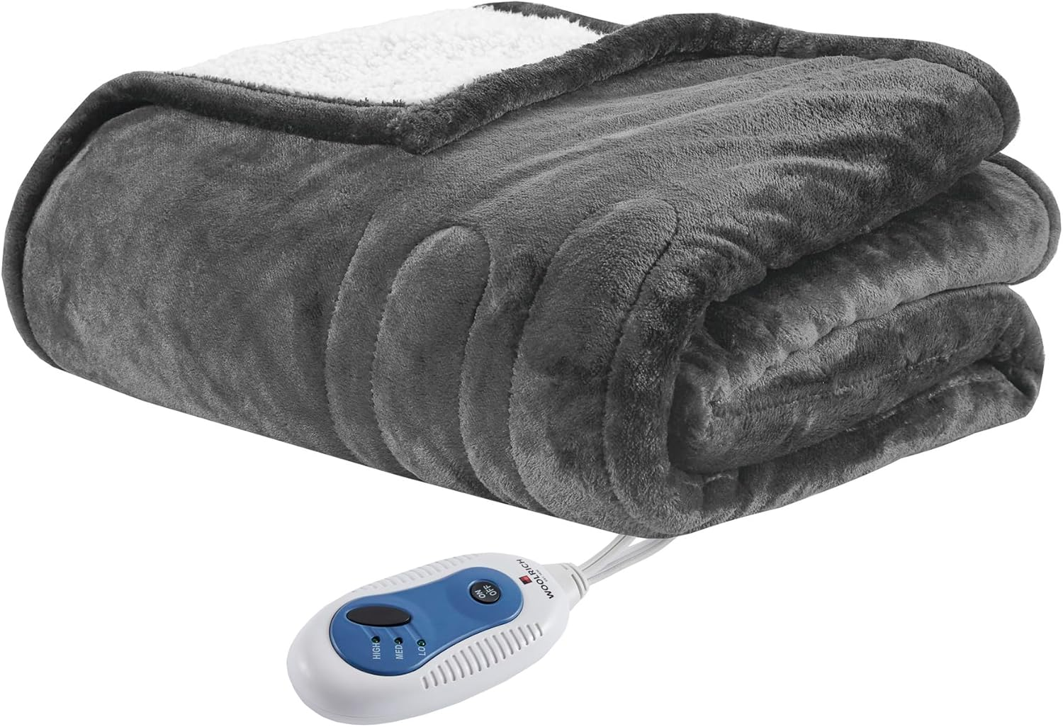 Heated Plush to Berber Electric Blanket Throw Ultra Soft Knitted, Super Warm and