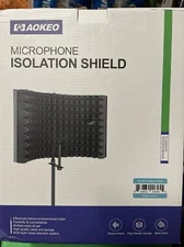 Aokeo (AO-302) Professional Studio Recording Microphone Isolation Shield.High