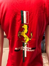 Women Lady Sexy V-neck Ferrari-prancing-horse-italian-flag-colors-free-shipping