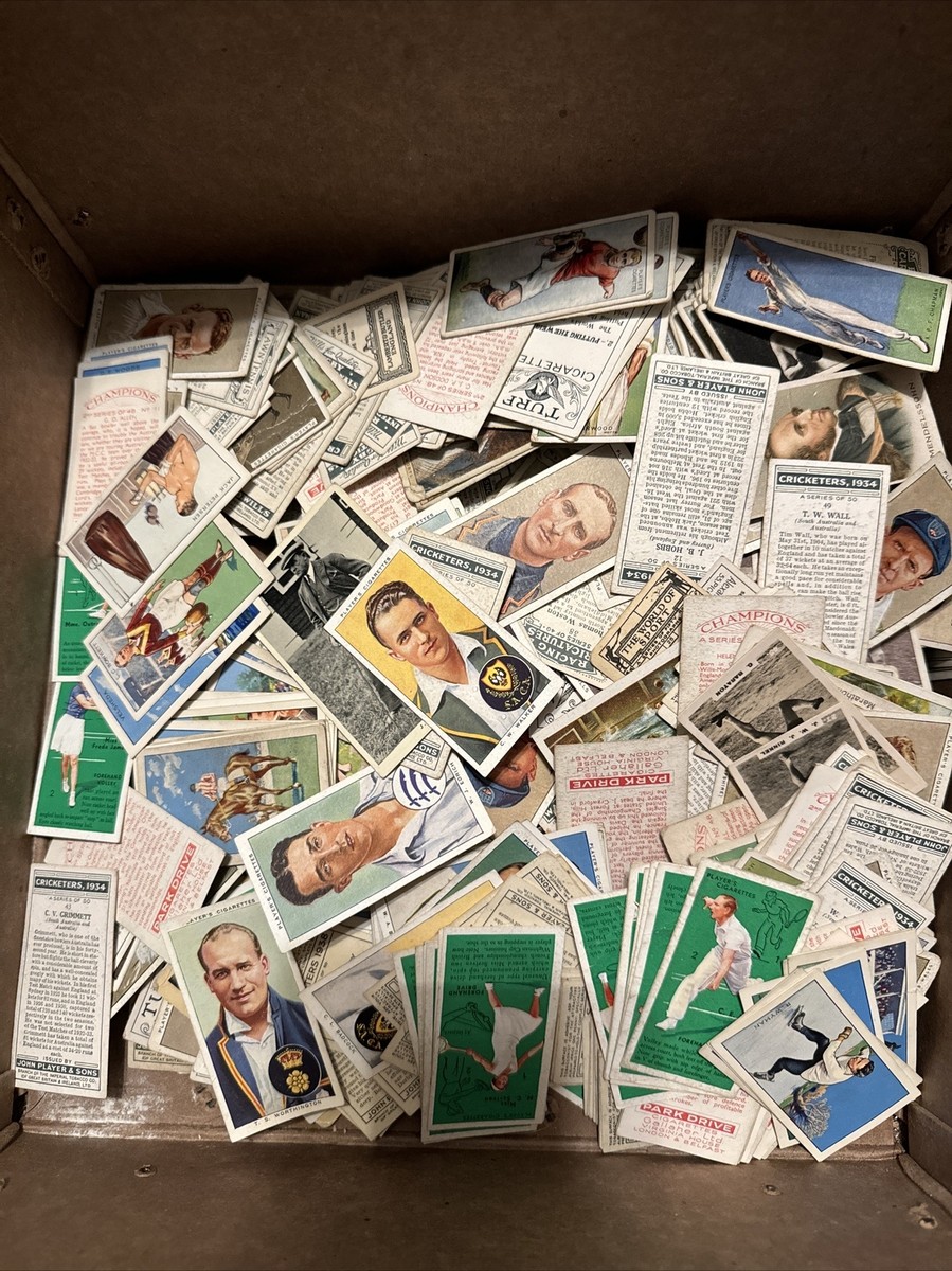 what are tobacco cards Lot Of 10 Different Sports Related Tobacco/cigarette Cards 1920’s+