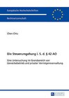 Die Steuerumgehung I. S. D. 42 Ao: Eine Untersuchung Im Grenzbereich Von Gewerbebetrieb Und Privater Vermoegensverwaltung by Chiu Chen (Paperback / softback, 2014)