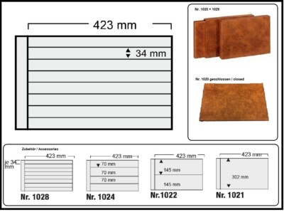1-SAFE-1028-Ergänzungsblätter-8-Taschen-423x34mm-+-ZWL-Rollenmarken