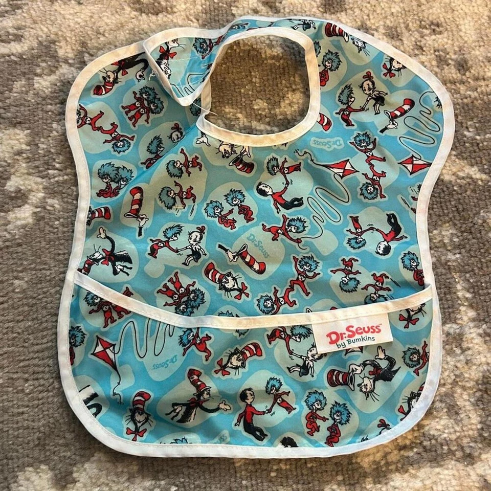 Baberos Bupkins Dr Seuss Cat in the Hat & Green Eggs & Jam Foto 2 de 4