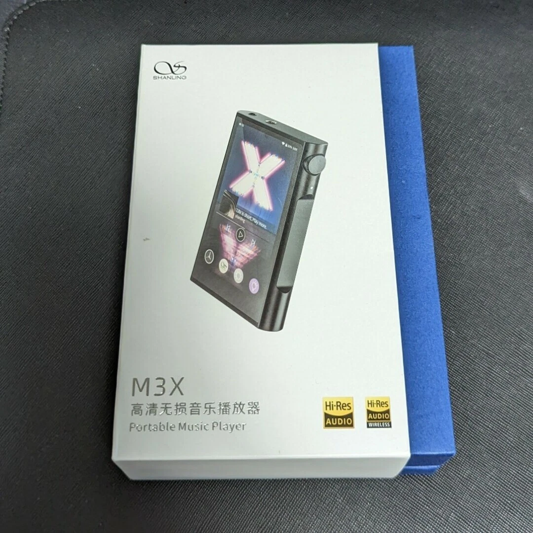 SHANLING M3X DAC/AMP Hi-Res Portable Music Player Black Tested Working japan 3