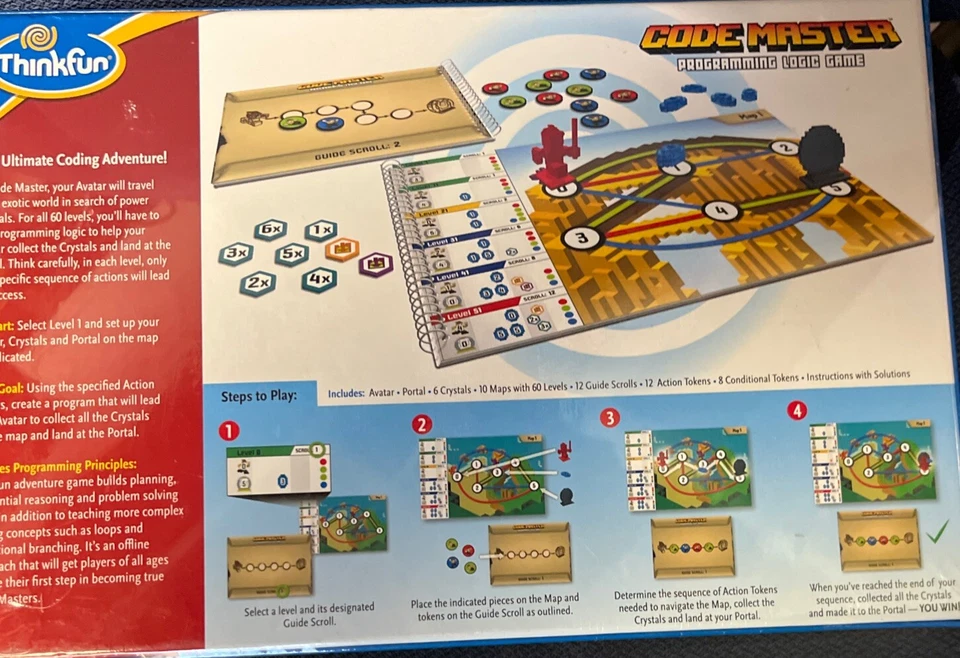 Programming Logic Code Master Game Think Fun 2015 Single Player New Sealed - Image 2 of 3
