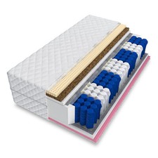 Matratze 180x200 LIVE MAX 27cm 7 Zonen EXCLUSIVE Taschenfederkern LATEX VISCO H3