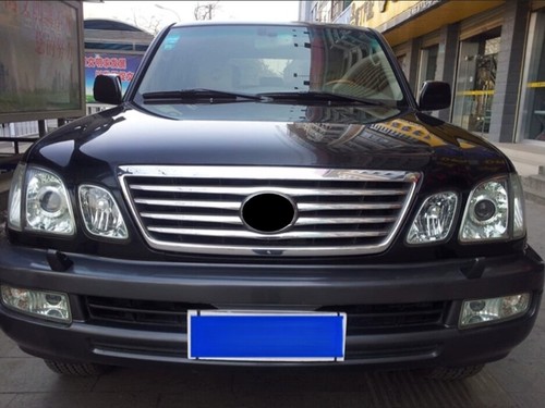 Repuesto de actualización de parrilla delantera cromada completa para Lexus 2003-2007 LX470 - Imagen 4 de 4
