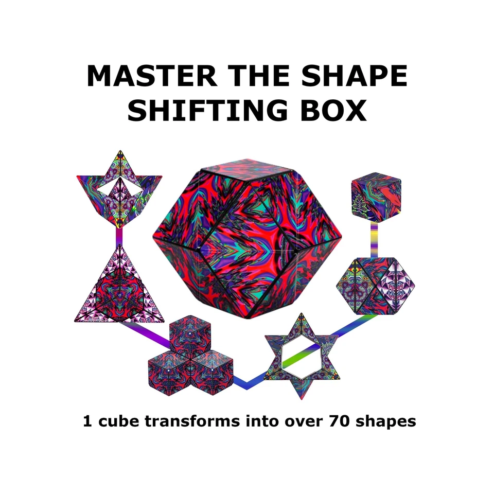 SHASHIBO Shape Shifting Box - Award-Winning, Patented Fidget Cube w/ 36 Rare ... - Image 4 of 4