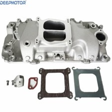 Bbc Big Block Chevy Holeshot Dual Plane Intake Manifold Oval Ports W Gaskets