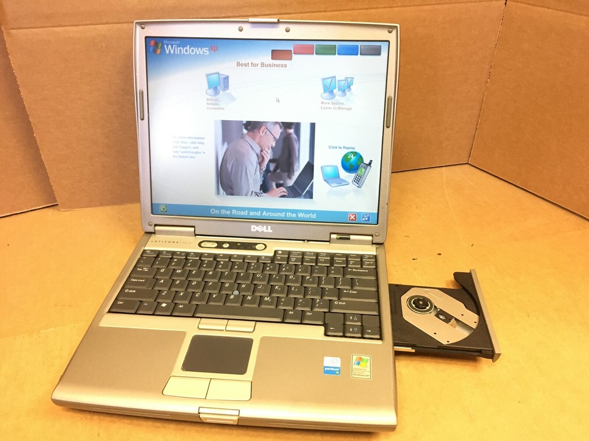 DELL LATITUDE D610 LAPTOP P M 1.70GHZ 1GB RAM 80GB HDD WINDOWS XP