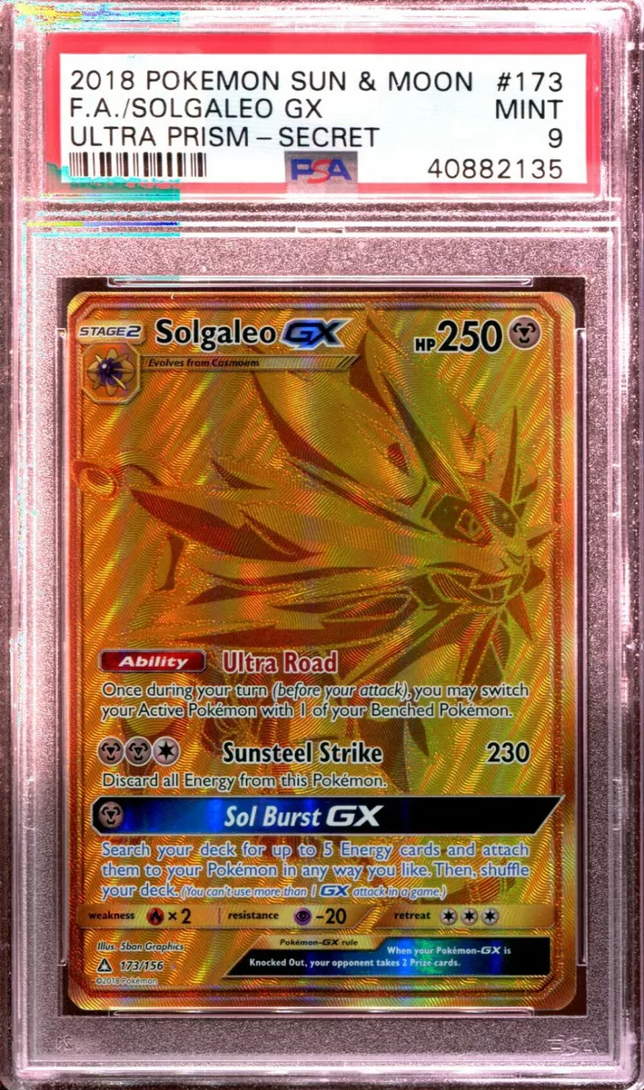 Carta Pokemon Solgaleo Gx Ultra Raro - Original Pt