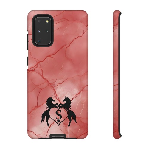 Pink Marble Phone Case For iPhone and Samsung Custom Unicorn Monogram - Picture 109 of 114
