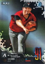 2019 Bowman Chrome Scouts' Top 100  #BTP-91 Taylor Widener FREE SHIPPING!
