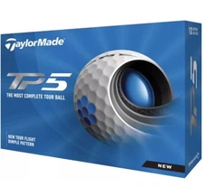 New TaylorMade TP5 2021 Golf Balls White
