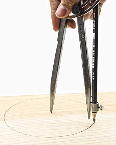 Compass Pencil Drawing Tool Drafting Compass for Geometry Woodworking - Image 4 of 4