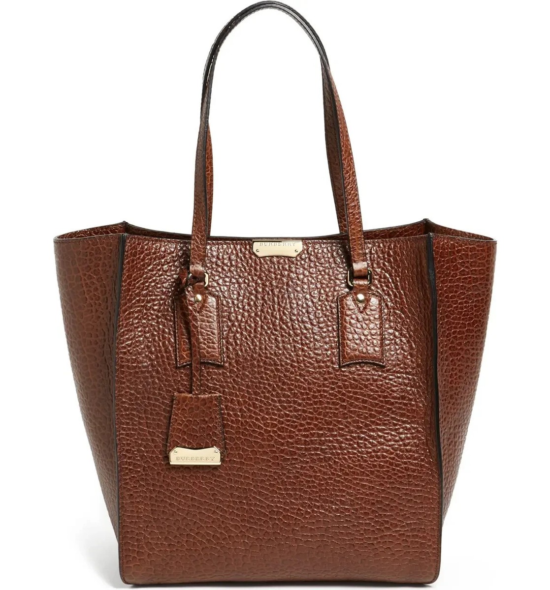 BURBERRY Heritage Grain Medium Woodbury Tote Brown | eBay