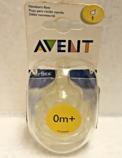Avent Classic 0m Newborn Flow Nipples New, Sealed, Pack of 2 Free Ship