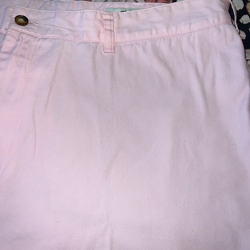 ORVIS Men's 100% Cotton Twill Chino Casual Shorts Pink Size 42 Inseam 7.5" EUC - 第 2/6 張圖片