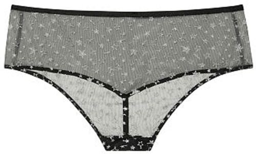 Victoria's Secret Dream Angels Silver Foil Embroidery Stars High Waist Panty NWT - Afbeelding 1 van 4
