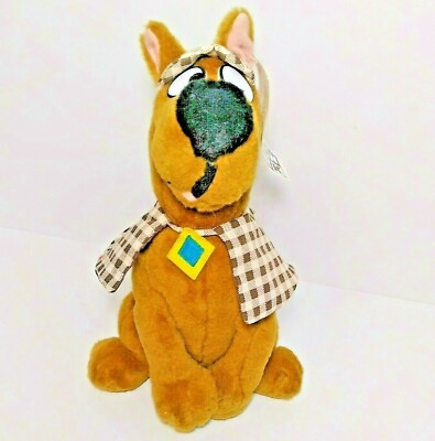 VINTAGE Cartoon Network 1997 Sherlock Holmes Scooby-Doo Plush 10'' 