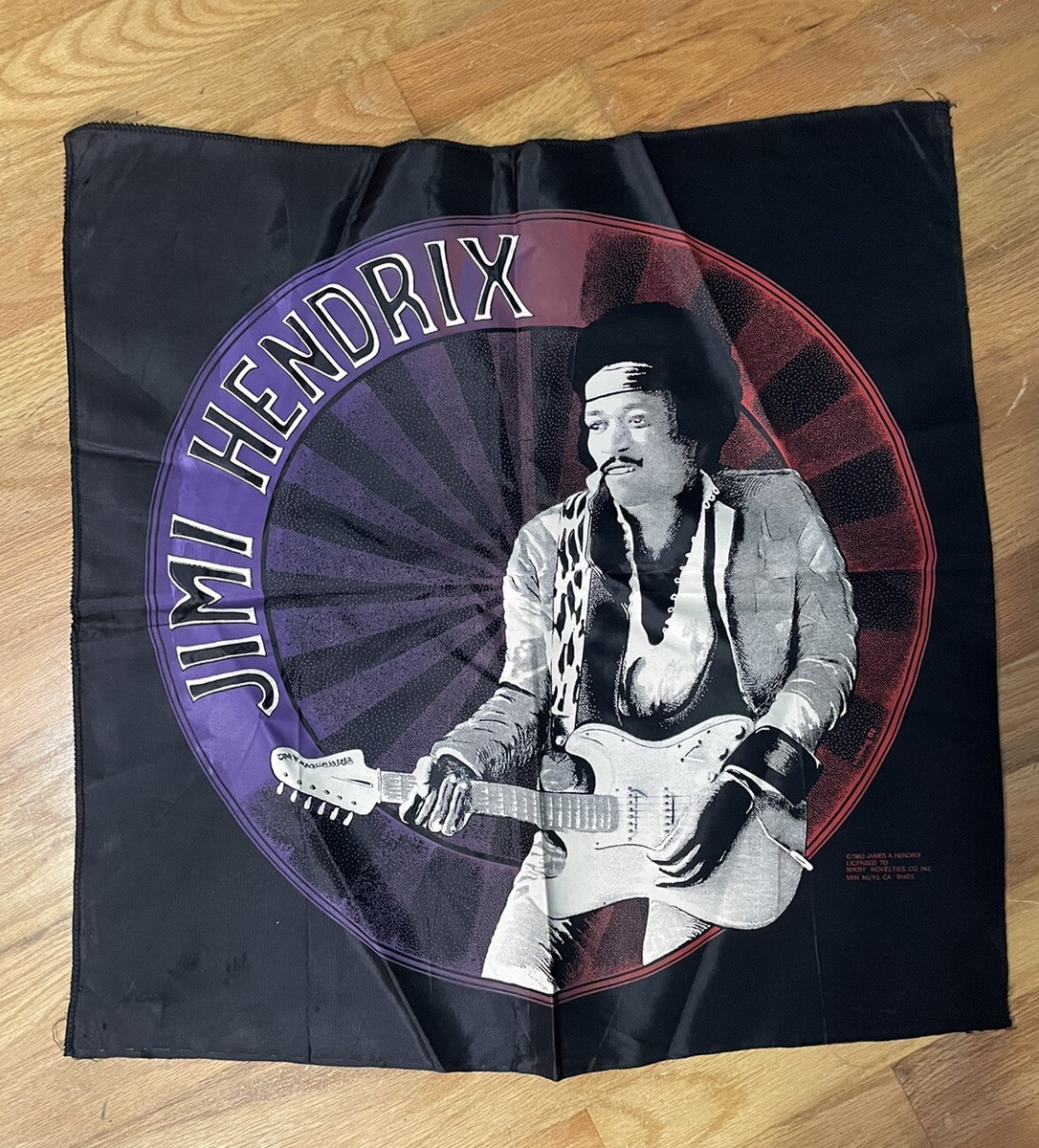 Vintage 1983 wall decor Jimi Hendrix concert poster rock band 