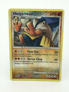 Pokemon Card- Hariyama 20/99- Reverse Holo- Platinum Arceus- Excellent Condition